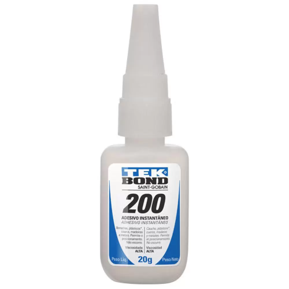 Cola Adesiva Instantanea TekBond 200 - 20G