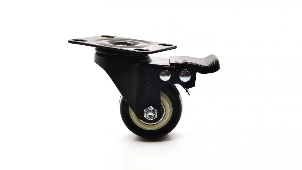 Rodizio Giratório 2 GL 210 Black 45KG Com Freio - Colson